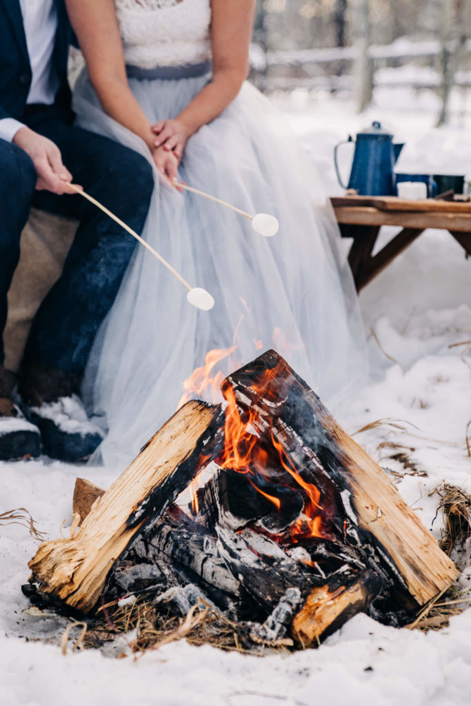 Winter elopement inspiration