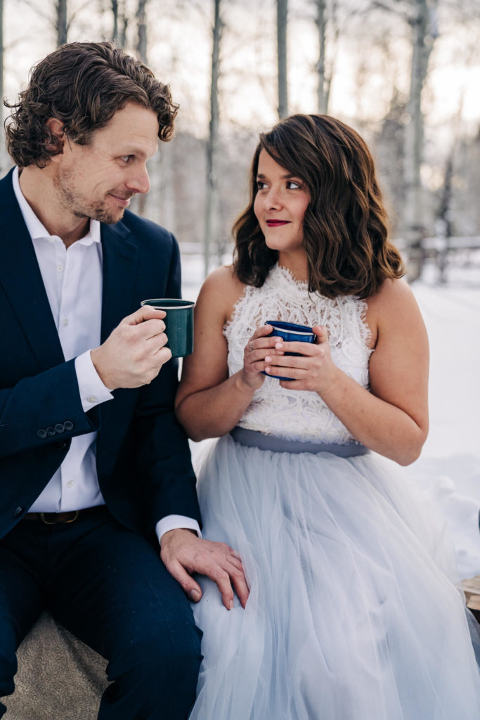 Winter elopement inspiration