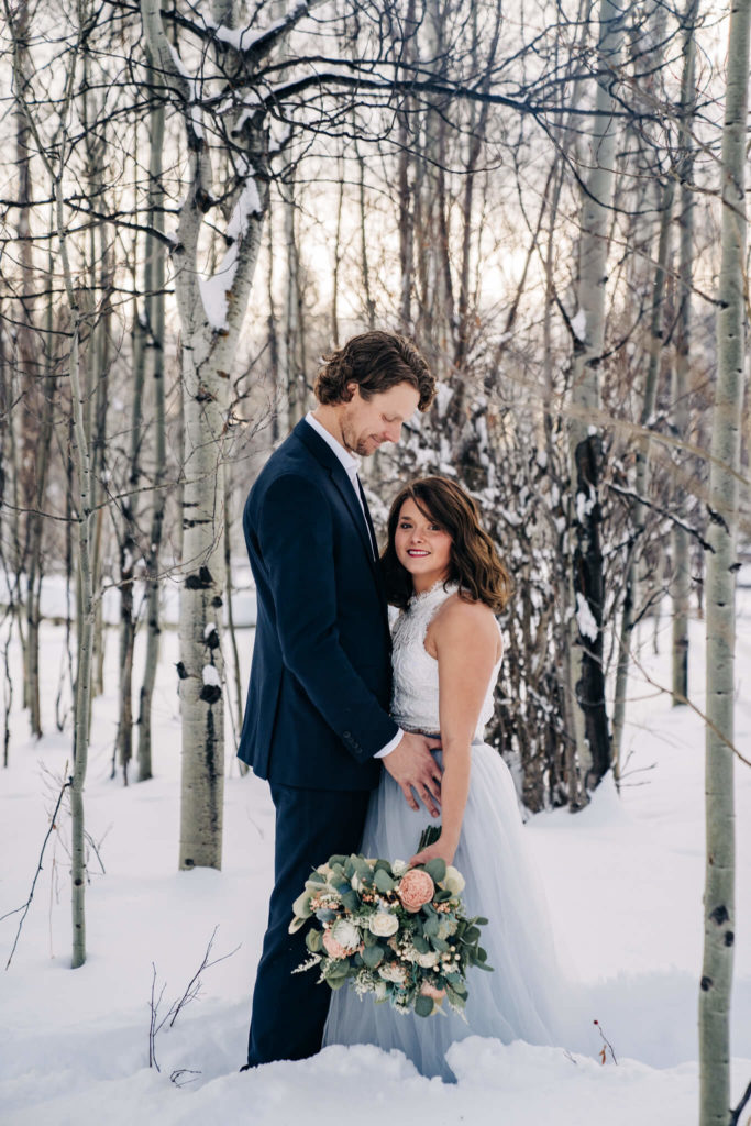 Winter elopement inspiration