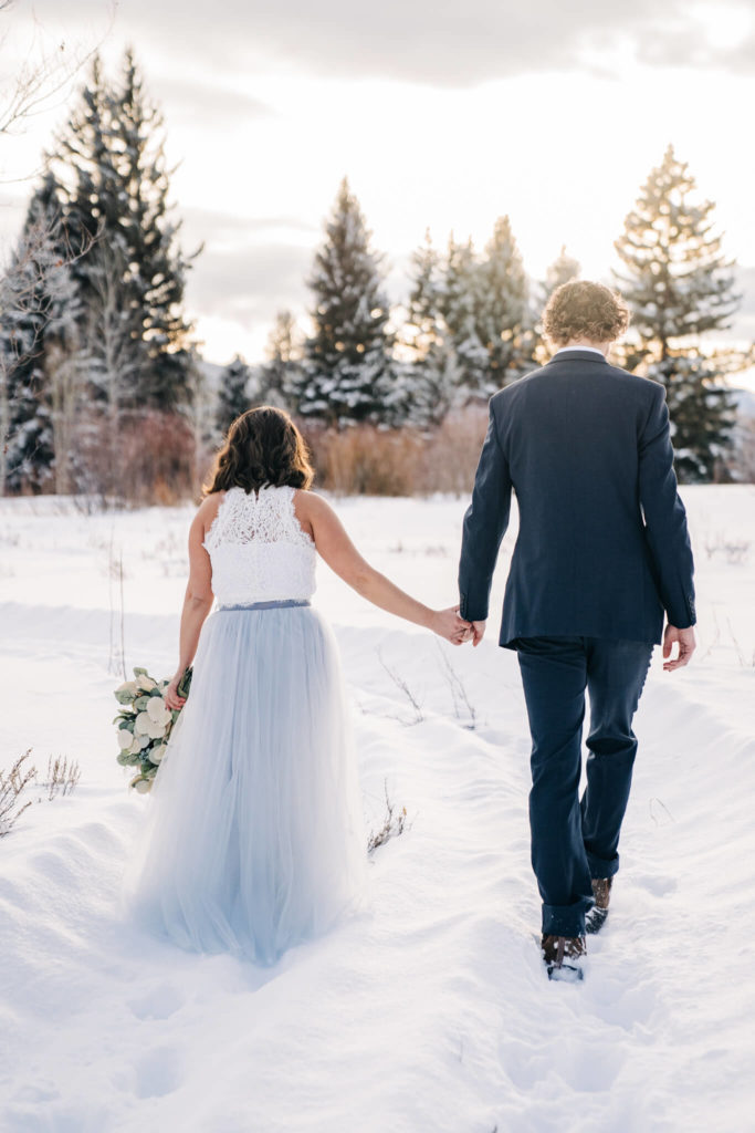 Winter elopement inspiration