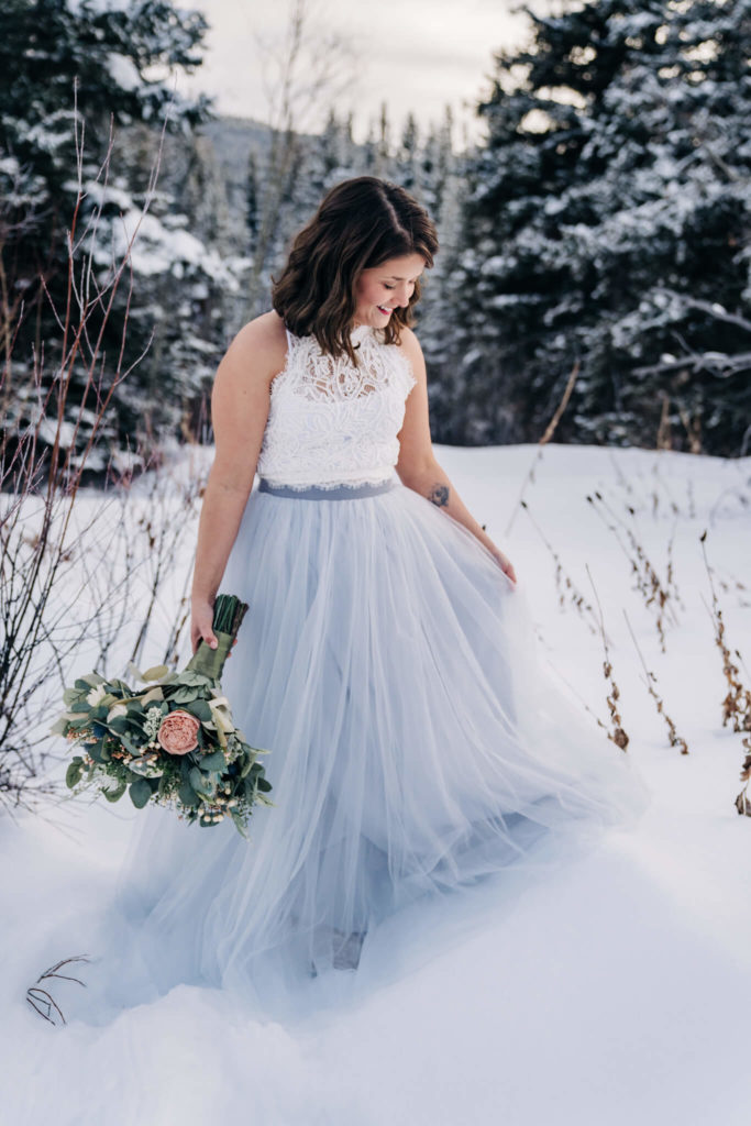 Winter elopement inspiration