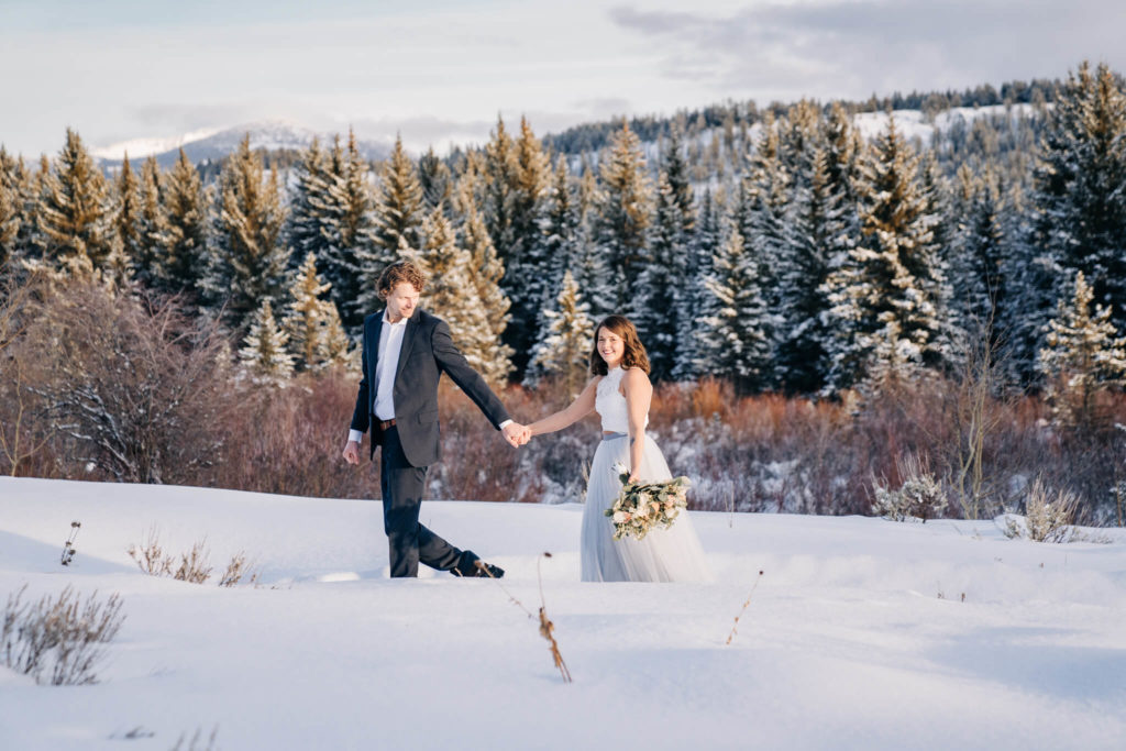 Winter elopement inspiration