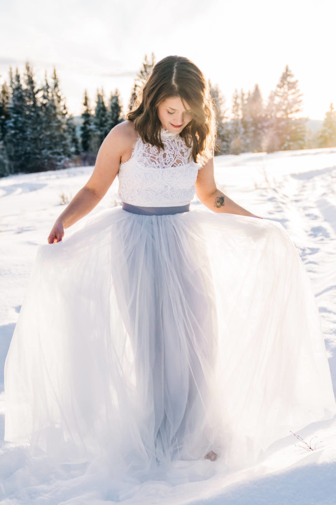 Winter elopement inspiration