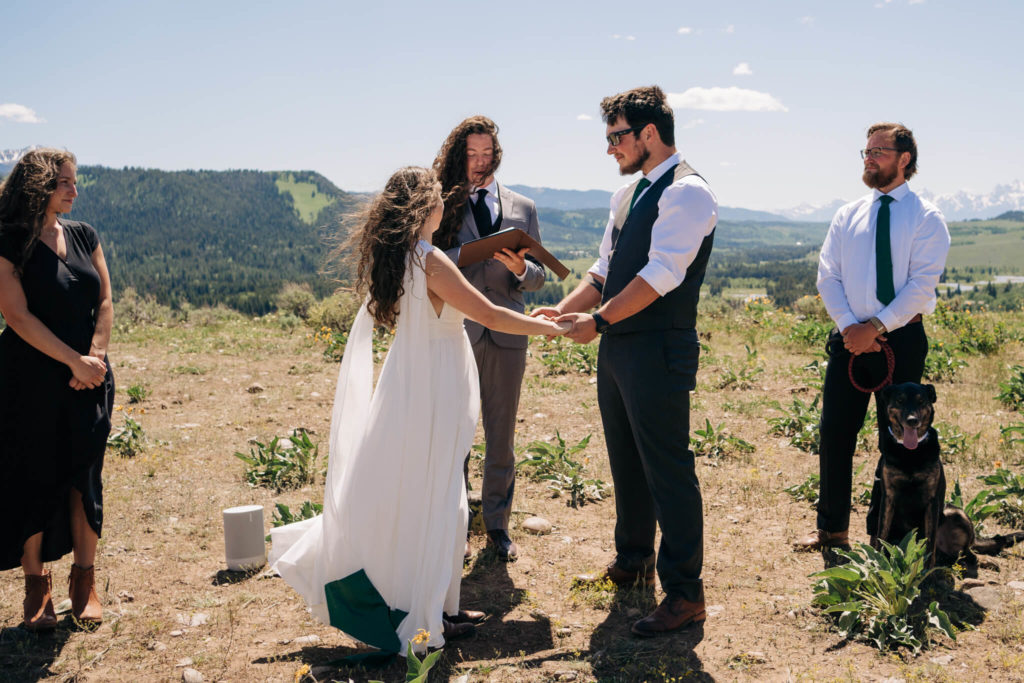 Standing at the alter